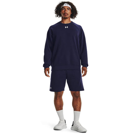 Under Armour Men's UA Rival Fleece Crew Shirt Midnight Navy
