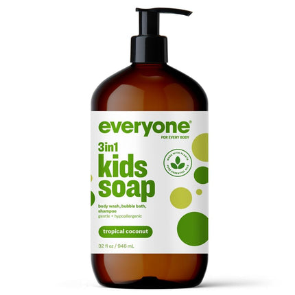 Everyone Soap Kids Tropical Coconut Twist EO 32 oz Liquid