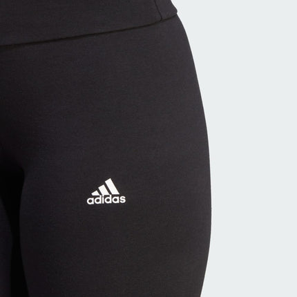 adidas Women's Loungewear Essentials High-Waisted Logo Leggings, Black/White, 2X