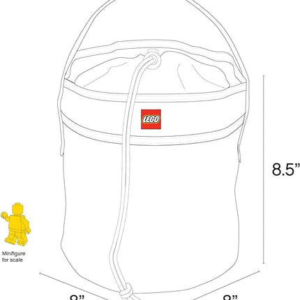 LEGO Storage Cinch Bucket - Grey