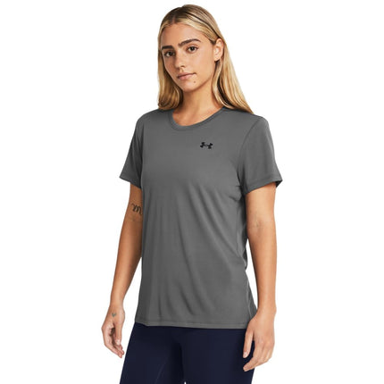 Under Armour Womens Tech Solid T-Shirt Gray XL