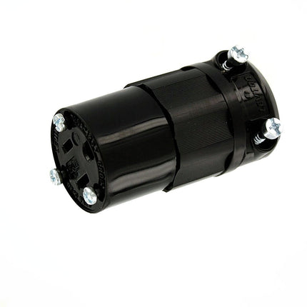 Leviton 5369-B 20 Amp, 125Volt, Connector, Industr