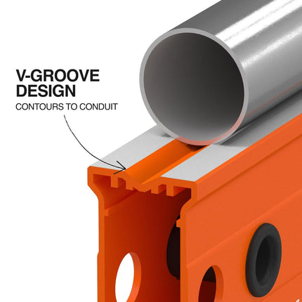 Klein Tools 93524MAG 24-Inch Box Level, Magnetic Box Beam Bubble Level, 3 Vials, High Visibility Orange, Aluminum Body, V-Groove and Magnet Track