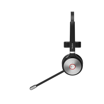 Yealink WH62 Entry Level, Plug & Play Monaural DECT Wireless Headset with Yealink Acoustic Shield Technology & 2 x Micro USB 2.0 Ports (Optimised for Microsoft Teams) – Black/Silver
