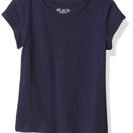 The Children's Place Girls' Short Sleeve T-Shirt, Tidal Single, Large