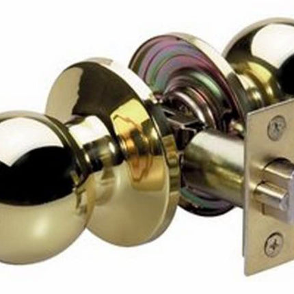 Master Lock BAO0103 Ball Keyed Entry Door Knob, Po