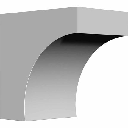 Ekena BKT05X07X07ST 5" W D x 7 1/4" H Stockport Bracket, Primed