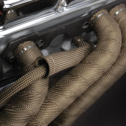 Design Engineering 10098 Titanium 2" x 50' Exhaust Heat Wrap Kit with LR Technology