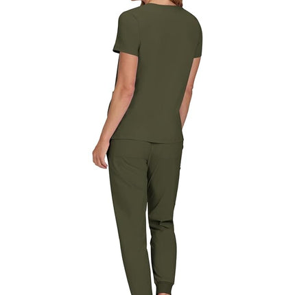 KOI Basics 373 Women's Becca Top, Olive Green, S
