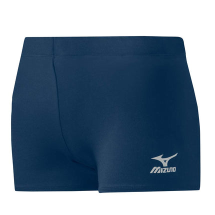 Mizuno Core Flatfront Vortex Hybrid Shorts, Navy, Large