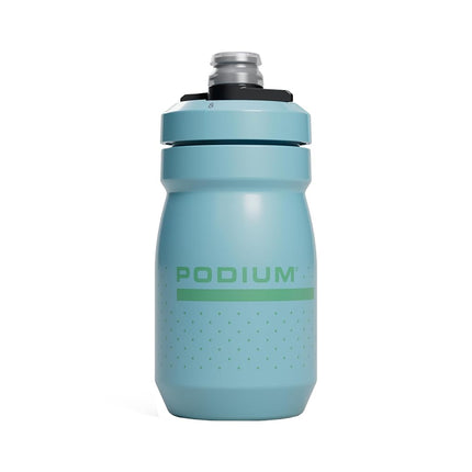 CamelBak Podium 15oz Bike Water Bottle - Easy Squeeze Bottle - Fits Most Bike Cages, Crystal Blue