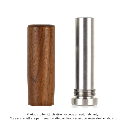 Mishimoto Tall Steel Core Wood Shift Knob, Walnut Wood