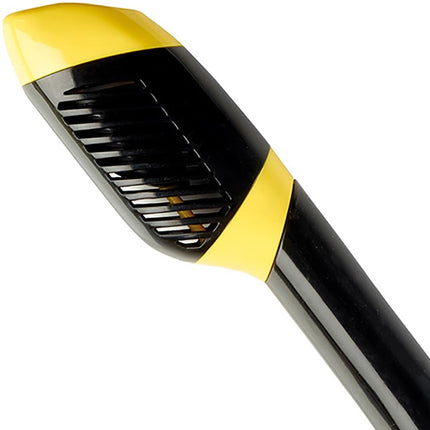 Cressi Dry Snorkel - Unisex Premium Dry Snorkel for Diving/Apnea/Snorkeling, Black/Yellow, One Size