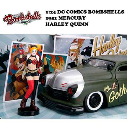 Jada 1:24 1951 Mercury w/Harley Quinn Fi