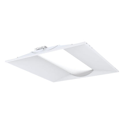 Lithonia Lighting STAKS 2X2 ALO3 SWW7 2 ft. x 2 ft. Stack Switch LED Lay-in Ceiling Light Fixture for Commercial Use, 3500K-5000K Switchable Color Temperature, 3000-5000 Adjustable Lumens, White