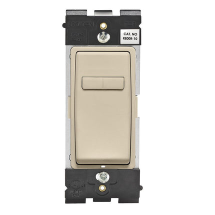 Atenuador auxiliar Leviton Renu para atenuación en ubicaciones múltiples, RE00R-NS, arena navajo