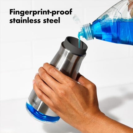 OXO 13273700 Good Grips Soap Dispenser Stainless Steel 15 oz