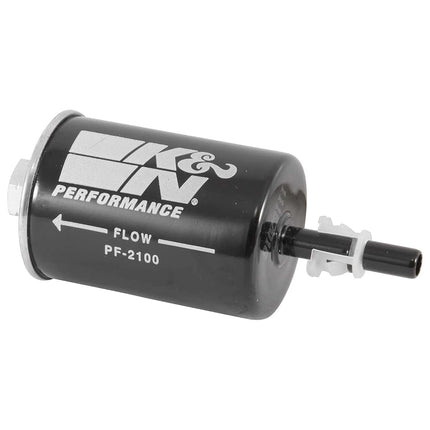 K&N Gasoline Fuel Filter: High Performance Fuel Filter, Premium Engine Protection, Compatible with 1982-2012 GM Truck/Passenger Car Fuel Injected Gasoline Engines, PF-2100