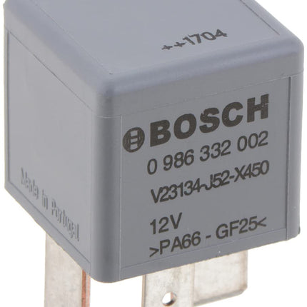 Bosch 0986332002 Mini Relay 12V 70A, IP5K4, Operat