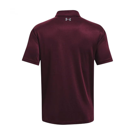 Men's Tech Polo Shirt Dark Maroon/Pitch Gray XS XS