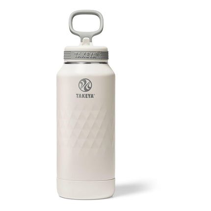Bouteille d'eau Takeya Sport de 94 cl en acier inoxydable triple isolation – Antifuite, anti-transpiration, sans BPA, garde les boissons froides 36 h, chaudes 14 h – Alpine