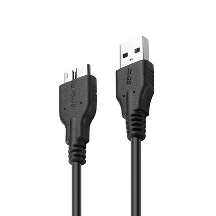 Câble USB 3.0 QCEs, câble USB 3.0 A mâle vers Micro B de 1 m compatible avec les disques durs externes portables WD My Passport et Elements, Toshiba, Seagate, Samsung Galaxy S5, Note 3