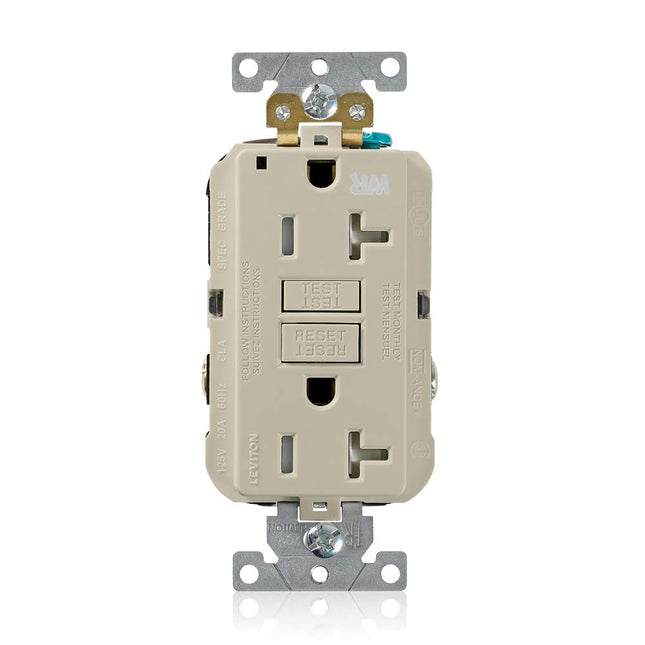 Leviton G5362-WTI 20A-125V Extra-Heavy Duty Indust
