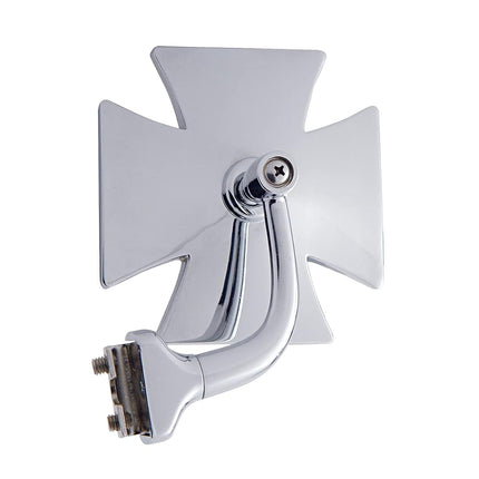 United Pacific M1006 Rétroviseur Maltese Cross 4" avec bras courbé