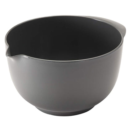 Hutzler, Melamine, Mixing Bowl with spout, 2.5-Liter, Gray