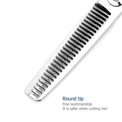 Hair Thinning Shear 5.5 Inch Hair Thinning for Women Scissors Professional Barber Scissors 440C Rose handle KINSARO