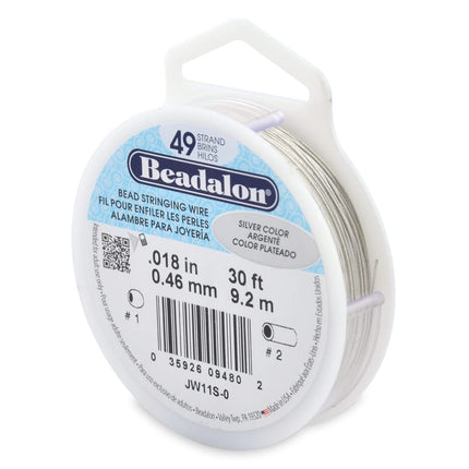 Beadalon 0.46 mm Diameter 9.2 m Reel 49 Strand Wir