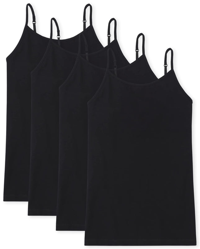The Children's Place Girls Basic Camisole, 4 Pack,
