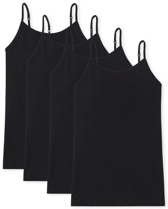 The Children's Place Girls Basic Camisole, 4 Pack,