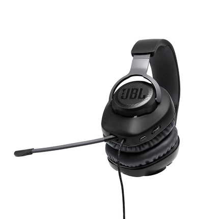 JBL Quantum 100 Wired Over-ear Gaming Headphones- Black