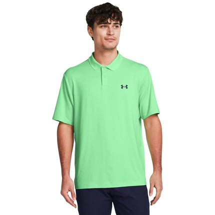 Under Armour Mens Golf Polo Shirt, Matrix Green, X