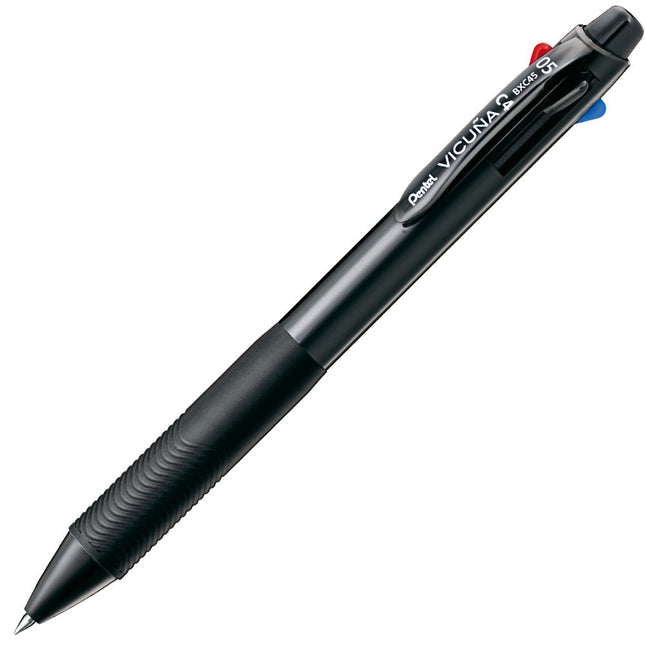 Pentel Ballpoint Pen Vicuna, Extra Fine, Black, Re