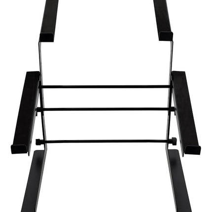 Soporte Rockville Ajustable de Doble Estante para Controlador DJ, Teclado MIDI y Laptop (Rock2d2)