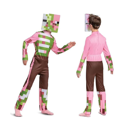 Disguise Minecraft Zombie Pigman Costume for Kids,