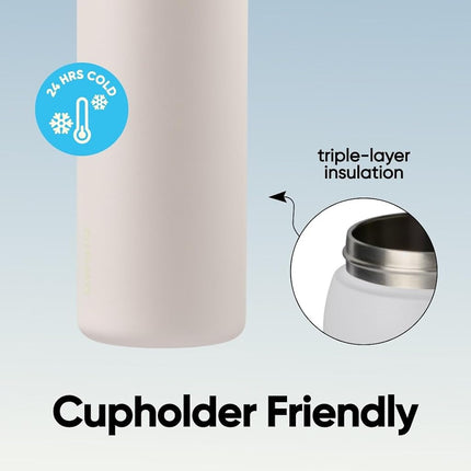 Owala FreeSip Insulated Stainless Steel Water Bottle, 945ml, Iced Breeze