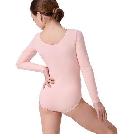 Capezio Long Sleeve Leotard - Girls, Pink, Small