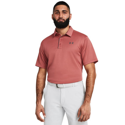 Under Armour Men's Tech Golf Polo, (611) Sedona Re