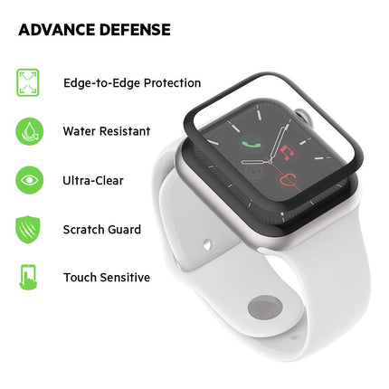 Protector de pantalla Belkin para Apple Watch Series 5, protector de pantalla para Apple Watch Series 4 (protector de pantalla de borde a borde para Apple Watch de 40 mm)