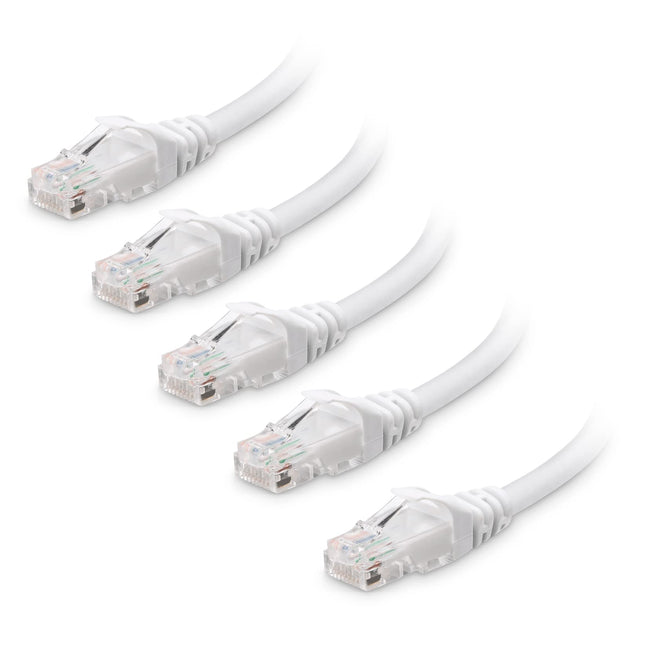 Cable Matters 5-Pack, Cat6 Snagless Ethernet Patch