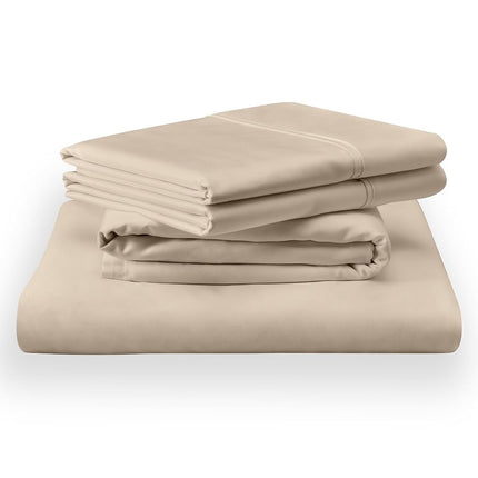 TEMPUR Classic Cotton Sheet Set Sandstone - Queen