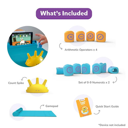 PlayShifu STEM Toy Math Game - Plugo Count (Kit + App with 5 Interactive Math Games) Educational Toy for 4 5 6 7 8 year old Birthday Gifts | Story-based Learning for Kids (Works with tabs/mobiles)