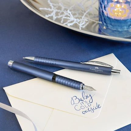 Faber-Castell 148440 Medium Essentio Fountain Pen - Blue