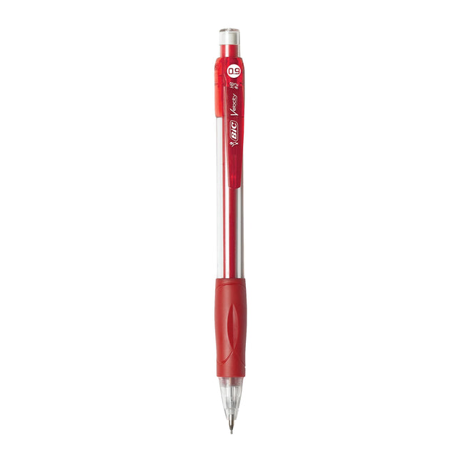 Portaminas Bic, recargable, con goma, 0,9 mm, paquete de 5, colores surtidos