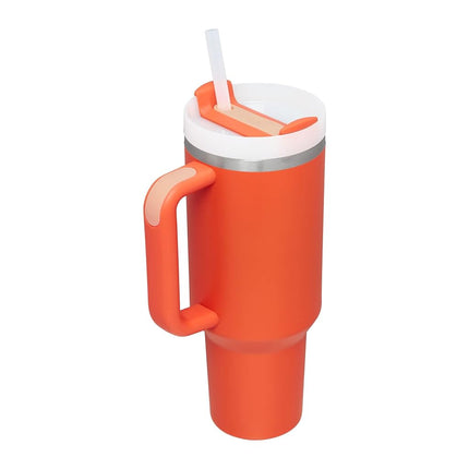 Stanley Quencher H2 FlowState Vaso Térmico de Acero Inoxidable con Aislamiento al Vacío con Tapa y Popote para Agua, Té Helado o Café, Batidos y Más 40 oz, (10-02663-129)