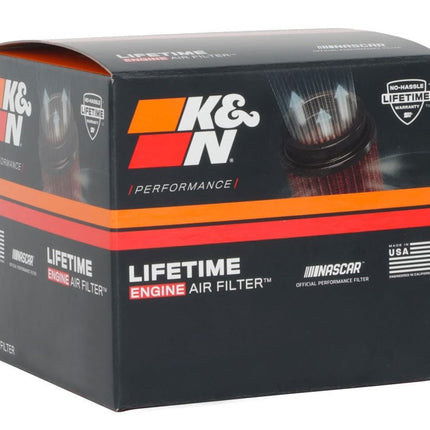 K&N Universal Clamp-On Air Filter: High Performance, Premium, Replacement Engine Filter: Flange Diameter: 2.4375 In, Filter Height: 2.75 In, Flange Length: 0.625 In, Shape: Oval Straight, RU-2780