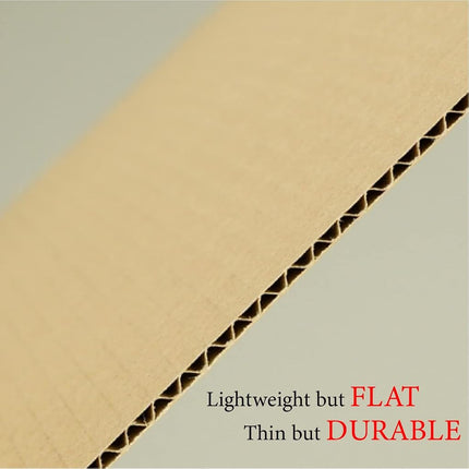 50 Packs 8x10 Inch Corrugated Cardboard Sheets, Premium Brown Kraft Corrugated Pads Cardboard Inserts Bulk Flat for T-Shirts, Shipping, Mailing, DIY Décor and Crafts